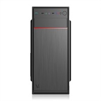 Boîtier PC de bureau en acier ATX Mid Tower MQ Large, vide, pour jeux, bureautique, avec gestion des câbles arrière, conception 2.0, en vrac