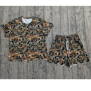 En stock : Vêtements d'été camouflage pour femme, tenues festonnées, mode en gros, haute qualité, boutique, ensemble mère et fille, prix usine - Product Image 5