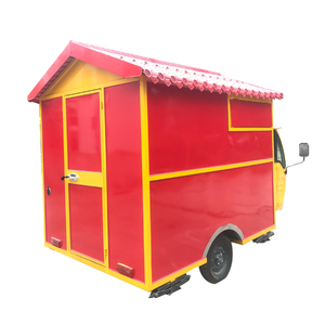 Remolque De Comida มินิแวนร้านขายกาแฟมือถือรถพ่วงรถสำหรับไอศครีมถนนร้อน - Product Image 3