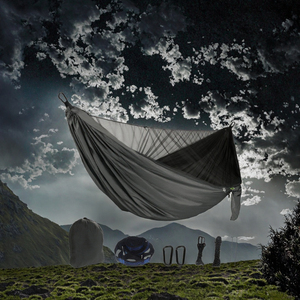 Hot bán xách tay ngoài trời độ bền cao dù <span class=keywords><strong>nylon</strong></span> Võng với muỗi <span class=keywords><strong>Net</strong></span> cho cắm trại đi bộ đường dài và sleepovers - Product Image 5