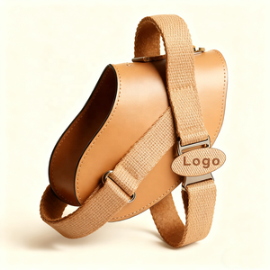 Desain warna ujung tinggi gesper Aloi taktis rompi keamanan hewan peliharaan kulit Vegan tanpa tarikan pelana mewah <span class=keywords><strong>Harness</strong></span> untuk anjing anak anjing sedang XL - Product Image 2