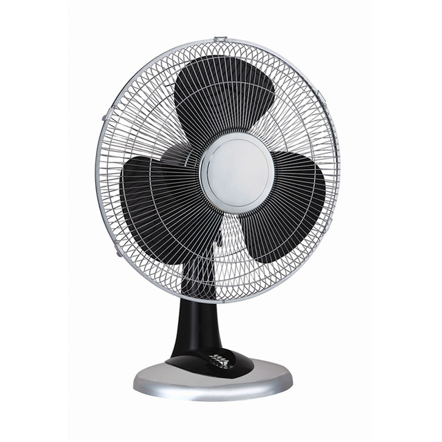 Bedroom Home Office Quiet Push Button Control Wide Area Oscillation 16 Inch 3 Speed Desktop Table Fan with Tilt