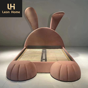 Personnalisation <span class=keywords><strong>de</strong></span> meubles <span class=keywords><strong>de</strong></span> luxe pour chambre à coucher villa maison <span class=keywords><strong>lit</strong></span> chambre d'enfant <span class=keywords><strong>lit</strong></span> moderne <span class=keywords><strong>de</strong></span> luxe lapin animal - Product Image 5