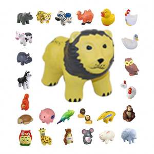 Balles anti-stress Lion personnalisées en mousse éponge, en gros, avec logo personnalisé, pour la publicité - Product Image 2