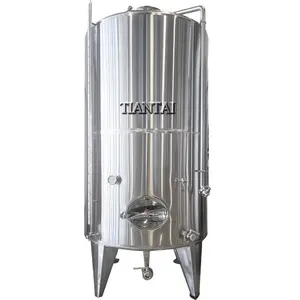 Tanques de fermentación de vino de alta calidad 3000L 25BBL con manómetro de camisa de refrigeración, sistema de elaboración de cerveza TIANTAI a la venta