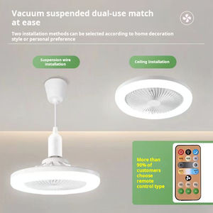 Ventiladores de Techo LED con Bombilla Regulable, 3 Velocidades de Viento, Ventiladores con Luces Regulables para Uso Doméstico - Product Image 4