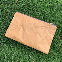 Sac cosmétique imperméable de bonne qualité ECOGREEN avec logo personnalisable, porte-pinceaux de maquillage, sac à fermeture éclair, taille moyenne