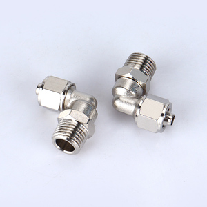 Phụ kiện ống khí nén kết nối nhanh bằng đồng dày, pl4/6/8/10/12-01/02/04/PT1/8 PT1/4 PT3/8 PT1/2 có xoay 360 ° - Product Image 6