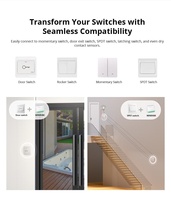 SONOFF MINIR4M MINI Interrupteur Intelligent Wi-Fi Extrême Compatible Matter Module Relais Domotique Détachable Via l'Application EWeLink Commande Vocale Alexa Google Home