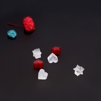 Vente en gros de bouchons d'oreille en silicone transparents écologiques, accessoires d'oreille DIY, embouts d'oreille, composants de bijoux