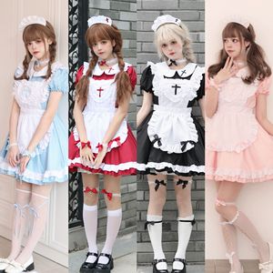 Cross-border Japanese Lolita Maid Dress Cosplay Costume Polyester Spring 2023 Anime Role Play Outfit For Women - Product Image 1