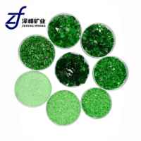 Sable de verre de haute qualité, écologique, lumineux et coloré, 8 mm, pour la décoration de la maison, aquarium décoratif