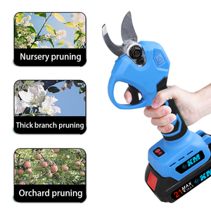 Prix <span class=keywords><strong>pas</strong></span> <span class=keywords><strong>cher</strong></span> 30mm électrique sans fil batterie cisailles en acier jardin sécateur arbre branche plante haie cisailles contournement jardin ciseaux - Product Image 3