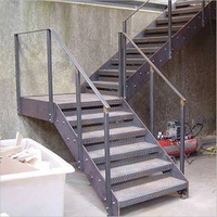 DAIYA industriels escaliers en métal avec garde-corps en acier au carbone