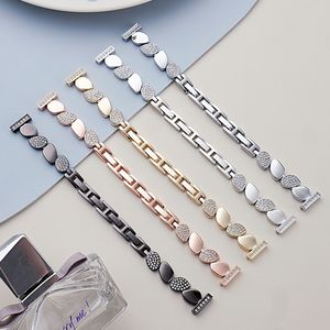 Correas de Reloj con Brillantina y Diamantes para Mujer, para Apple Watch, 42, 44, 45, 49 mm, para iWatch S11, Brazalete de Cadena para Muñeca - Product Image 2