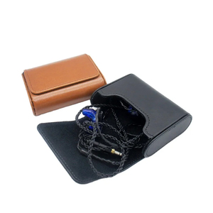กล่องใส่หูฟัง <span class=keywords><strong>IEM</strong></span> แบบพกพาหนังแท้สั่งทำพิเศษ ปิดด้วยแม่เหล็ก พร้อมโลโก้สีตามสั่งเพื่อการส่งเสริมการขาย - Product Image 6