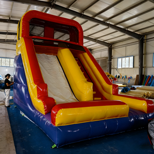 Castillo Inflable <span class=keywords><strong>con</strong></span> Tobogán y Pared <span class=keywords><strong>de</strong></span> Escalada, 4x7m, Precio Competitivo, para Fiestas Infantiles y Parques <span class=keywords><strong>de</strong></span> Juegos - Product Image 5