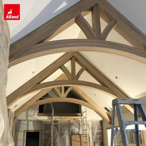Allandgroup Poutres de plafond en bois courbées, grandes, en chêne rouge, pour décoration de maison, en forme d'arche, en vente - Product Image 2