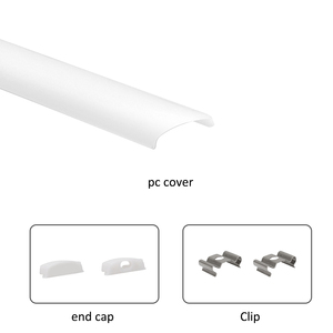 KC Aluminum Led <strong>Profile</strong> V <strong>Profile</strong> Aluminum <strong>Alu</strong> Channel Corner Round Angle Bar Case Aluminum <strong>Profile</strong> for Led Strip Cabinet - Product Image 2