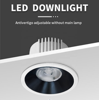 Spot encastré LED anti-éblouissement ETL 5004879 pour plafond, sans cadre, pour hôtel, intérieur, maison