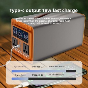Station d'alimentation portable haute puissance 220V Stockage d'énergie mobile <span class=keywords><strong>en</strong></span> plein air Camping Diffusion <span class=keywords><strong>en</strong></span> <span class=keywords><strong>direct</strong></span> Panne <span class=keywords><strong>de</strong></span> <span class=keywords><strong>courant</strong></span> d'urgence MPPT - Product Image 5