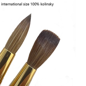 Pincel para Uñas 100% Kolinsky Puro con Mango Acrílico, Estándar Internacional Grande para Europa y Estados Unidos, Pluma de Extensión Crystal Armor - Product Image 6
