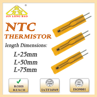 Thermistance à couche mince MF55 de haute qualité 25mm 50mm 75mm 10K précision 1% 10k 3950 3435 3977 ordinateurs imprimantes capteur de température