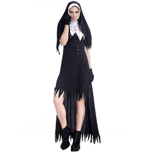 2025 new styles New Style Hot Sale Fancy Halloween Knitted Sexy <strong>Nun</strong> Cosplay <strong>Costume</strong> - Product Image 5