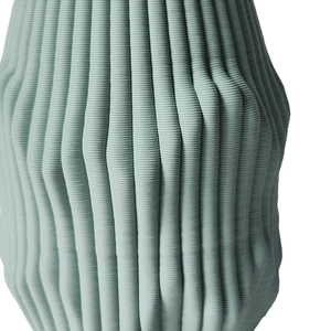 Vaso in Ceramica Alto e Scanalato, Vaso Moderno Scultoreo Verticale per Fiori, Decorazione per Soggiorno e Casa - Product Image 4