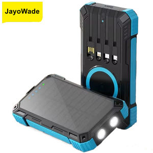 JayoWade 20000mAh 10000mAh al aire libre portátil inalámbrico Solar PowerBank Panel cargador rápido tendencia Solar Power Bank batería - Product Image 6