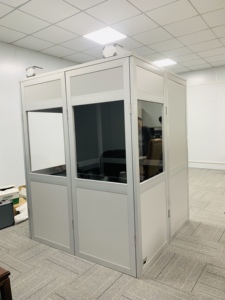Cabina insonorizada SINGDEN SIB003 para dos personas cabina de traducción para sala de reuniones - Product Image 5