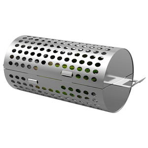 Cán Nướng Giỏ kim loại BBQ nướng giỏ <span class=keywords><strong>Net</strong></span> di động cắm trại ngoài trời - Product Image 1