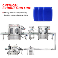 Machine de remplissage de liquides corrosifs (acide chlorhydrique) à haute vitesse, facile d'entretien, anticorrosion et à longue durée de vie