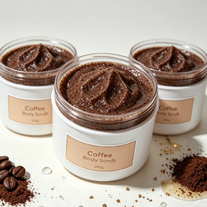 Exfoliante Corporal de Café Natural al por Mayor, Anticelulítico, Iluminador, Reafirmante e Hidratante, Etiqueta Privada OEM - Product Image 2