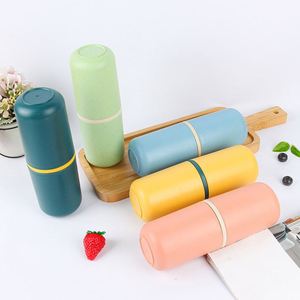 Mouthwash Cup Travel Portable Set Wash Cup Tooth Bucket Toothpaste Storage Box Custom Logo Supported - Product Image 2