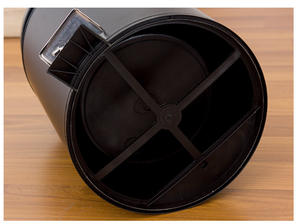 Gran oferta, cubos de basura pequeños con Pedal para uso doméstico, 5L, 7L, 12L de capacidad, cubo de basura negro de cierre suave para baño para inodoros - Product Image 4