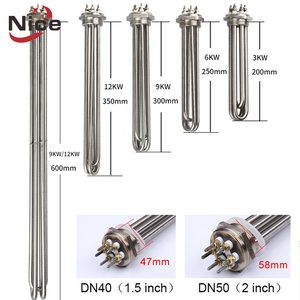 <span class=keywords><strong>Calentador</strong></span> Tubular <span class=keywords><strong>de</strong></span> Inmersión en <span class=keywords><strong>Agua</strong></span>, Aceite y Eléctrico <span class=keywords><strong>de</strong></span> Acero Inoxidable <span class=keywords><strong>de</strong></span> 220V 380V 3kw 6kw 9kw 12kw - Product Image 1