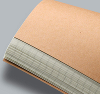 Carnet de notes personnalisé pour étudiant, format A5, couverture en papier kraft, classeur, style imprimé, reliure cousue, bloc-notes, cadeau