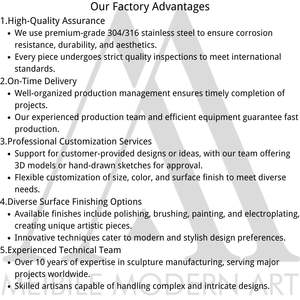 Escultura <span class=keywords><strong>de</strong></span> luz abstracta <span class=keywords><strong>de</strong></span> acero inoxidable personalizable Paisajes urbanos y espacios públicos Obra <span class=keywords><strong>de</strong></span> <span class=keywords><strong>Arte</strong></span> <span class=keywords><strong>de</strong></span> metal con técnica <span class=keywords><strong>de</strong></span> chapado - Product Image 4