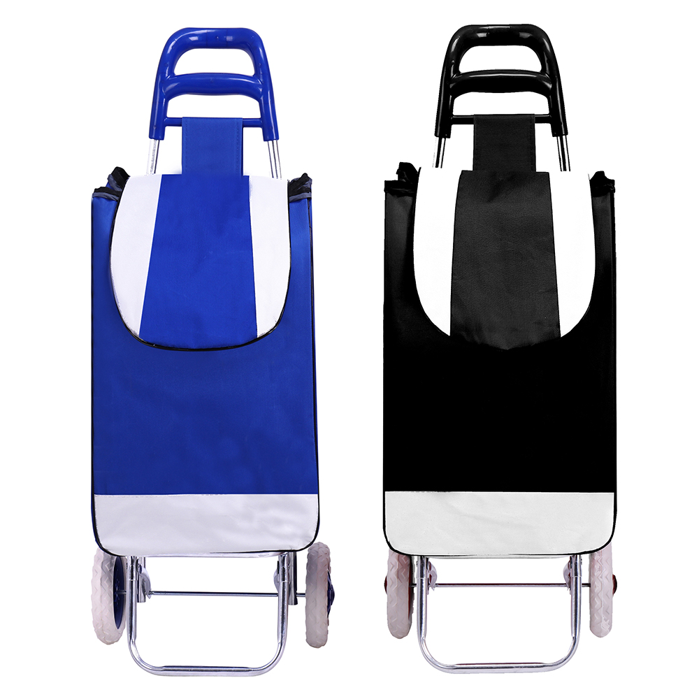 Highly Recommended 2 wheel vegetable shopping trolley bag cart for old people