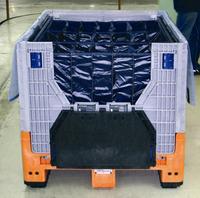 Grande caisse empilable en plastique pliable Caisse pour fruits et légumes