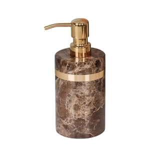 NANWEI Design di lusso quadrato di <span class=keywords><strong>marmo</strong></span> sapone Dispenser 4pc <span class=keywords><strong>Set</strong></span> da <span class=keywords><strong>bagno</strong></span> per spazzole - Product Image 5
