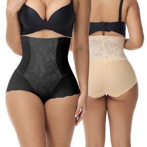 King Mcgreen Star femmes gaine <span class=keywords><strong>ventre</strong></span> <span class=keywords><strong>plat</strong></span> Shapewear taille haute hanche Lifter culotte réduisant les gaines corrective sous-vêtements dentelle - Product Image 1