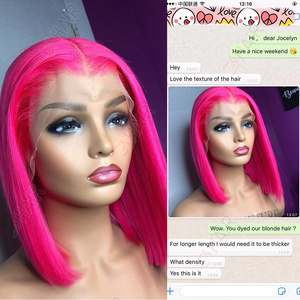 GS <span class=keywords><strong>Megalook</strong></span> Fournisseurs de perruques Bob droites à double tirage, Perruque dentelle frontale en cheveux humains, vente en gros de perruques dentelle frontale HD en cheveux vietnamiens bruts - Product Image 4