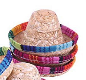 Chapeau miniature petit chapeau de paille mexicain chapeau de paille pour animaux de compagnie accessoires de poupée fournitures pour animaux de compagnie <span class=keywords><strong>bouchon</strong></span> de bouteille de vin - Product Image 2