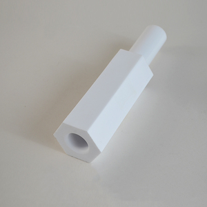 Ống gốm alumina công nghiệp độ tinh khiết cao 95% Al2O3, hình trụ, có dịch vụ cắt. - Product Image 4