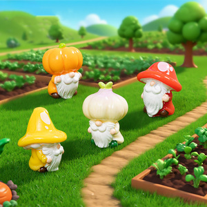 Figuras Decorativas de Gnomos y Hadas en Miniatura para Jardín, Estatuas de Resina de Enanos para Bonsái, Terrario y Decoración del Hogar, Precio de Fábrica - Product Image 3