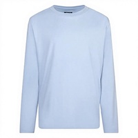 T-shirt de bain à manches longues pour garçons, 100 % polyester 220g, protection UPF 50+, imprimé par transfert thermique, logo multi-positions, détection par aiguille