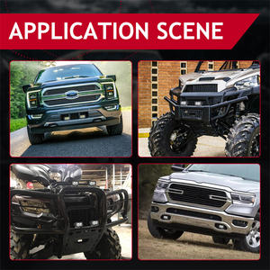 Un par de 2PCS Lente de PC transparente o ámbar 40W <span class=keywords><strong>Spot</strong></span> Driving Beam Impermeable Offroad 3 pulgadas Led Light Pods - Product Image 5