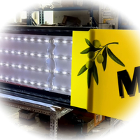 Panneau lumineux en acrylique LED 8*4FT/244*122cm, boîte à lumière, logo pour la publicité, plaque de porte, affichage en centre commercial